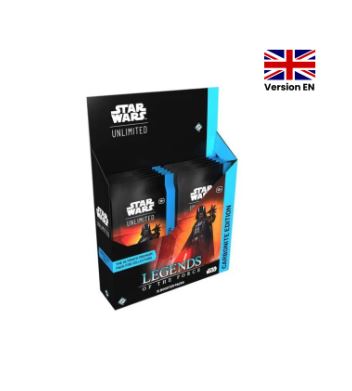 Star Wars Unlimited – Carbonite Edition Display – Legends of the Force – Set 5 – Box of 12 booster packs in English