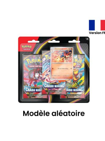 Pokémon – Tripack – Chaos Ascendant- en français (modèle alétoire)