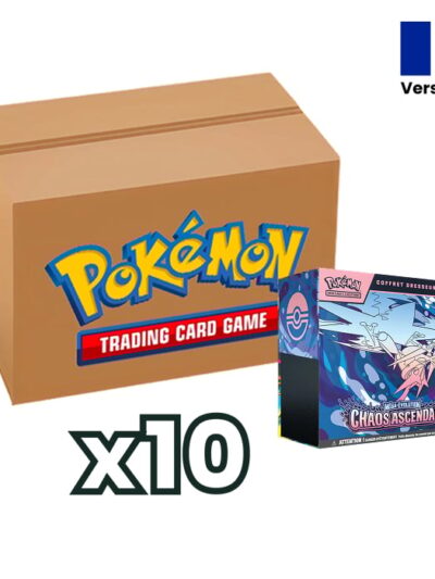 Pokémon – CASE – Chaos Ascendant – ME04 – Carton 10 Coffret Dresseur d’Elite en français